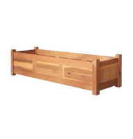 Garden Raised Beds 2 pcs Acacia Wood 39.4"x11.8"x9.8"