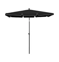 vidaXL Garden Parasol with Pole 82.7"x55.1