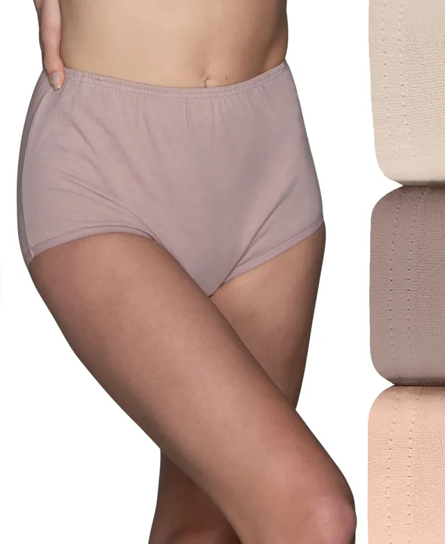 Vanity Fair Women's 3-Pk. Perfectly Yours Cotton Brief Underwear