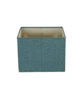 Teal Open Bin Set, Set of 2