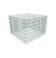 vidaXL Square Mesh Garden Composter 39.4"x39.4"x27.6"