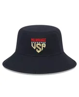 Men's New Era Navy Milwaukee Brewers 2023 Fourth of July Bucket Hat