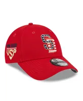 Men's New Era Red San Diego Padres 2023 Fourth of July 9FORTY Adjustable Hat