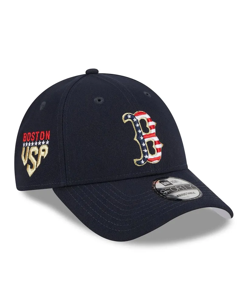 Men's New Era Navy Boston Red Sox 2023 Fourth of July 9FORTY Adjustable Hat