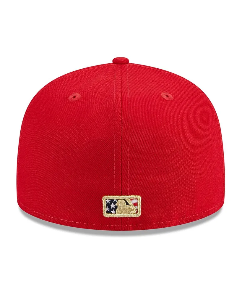 Men's New Era Red Washington Nationals 2023 Fourth of July 59FIFTY Fitted Hat