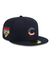 New Era Men's Navy Chicago Cubs 2023 Fourth of July 59Fifty Fitted Hat