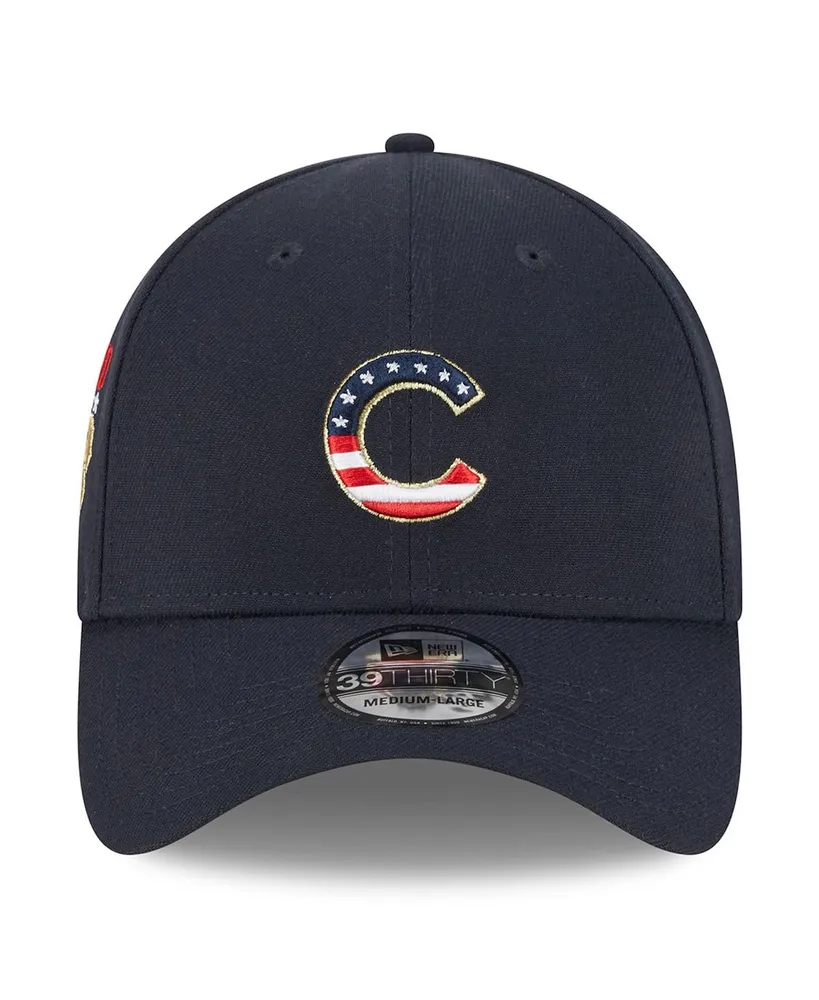 Men's New Era Navy Chicago Cubs 2023 Fourth of July 39THIRTY Flex Fit Hat