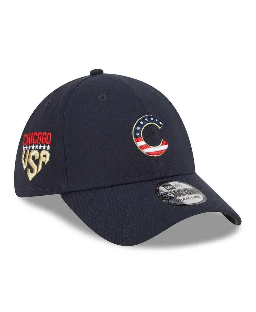 Men's New Era Navy Chicago Cubs 2023 Fourth of July 39THIRTY Flex Fit Hat