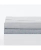 Nate Home by Nate Berkus mDesign Chambray Sheet Set - Twin, 3 Piece Set