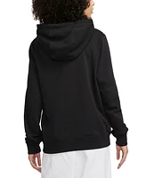 Nike Women's Sportswear Club Fleece Premium Essential Loose Shine Pullover Hoodie