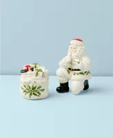 Lenox Holiday Figural Salt and Pepper Set