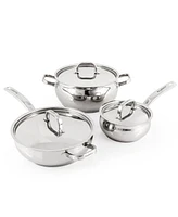 BergHOFF Belly Shape 12pc 18/10 Stainless Steel Cookware Set