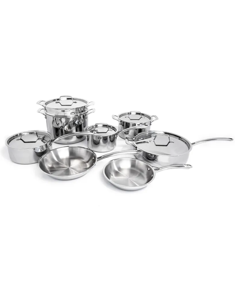 BergHOFF Professional 18/10 Stainless Steel Tri-Ply 13 Piece Cookware Set