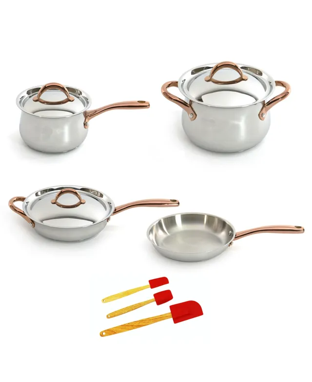 BergHOFF Ouro Gold Stainless Steel 11 Piece Cookware Set - Macy's