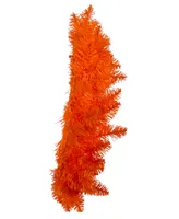 Kurt Adler 18" Unlit Orange Wreath