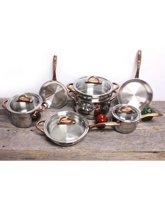 BergHOFF Ouro 18/10 Stainless Steel 5 Piece Starter Cookware Set