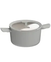 BergHOFF Balance Nonstick Ceramic Stockpot 10", 5.8qt. With Glass Lid, Recycled Aluminum