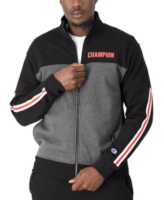 Champion Men's Powerblend Taped Warm-Up Jacket