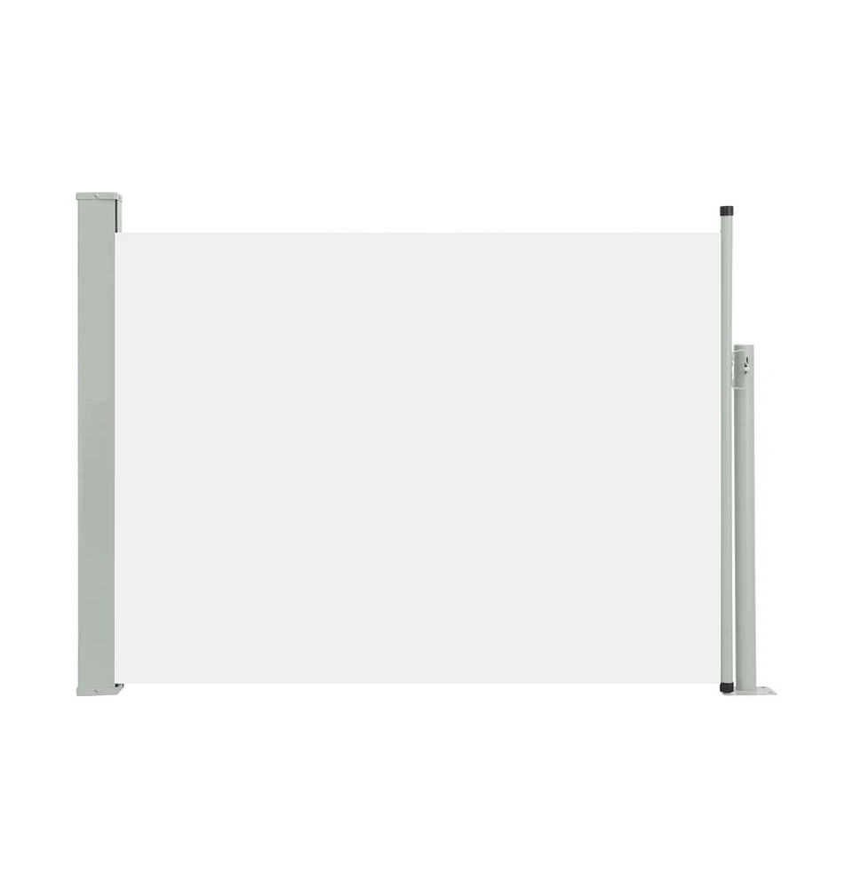 vidaXL Patio Retractable Side Awning 47.2"x196.9