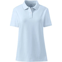 Lands' End Women's Short Sleeve Feminine Fit Mesh Polo Shirt