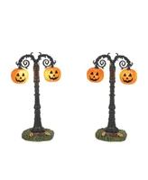 Department 56 Hallows Eve Lit Street Lamps