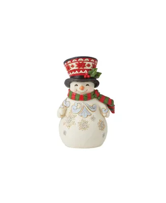 Jim Shore Pint Size Snowman with Large Hat