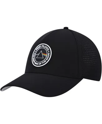 Men's American Needle Black Pink Floyd Super Tech Valin Trucker Snapback Hat