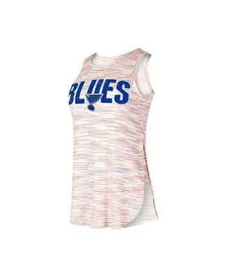 Women's Concepts Sport St. Louis Blues Sunray Multicolor Tri-Blend Tank Top
