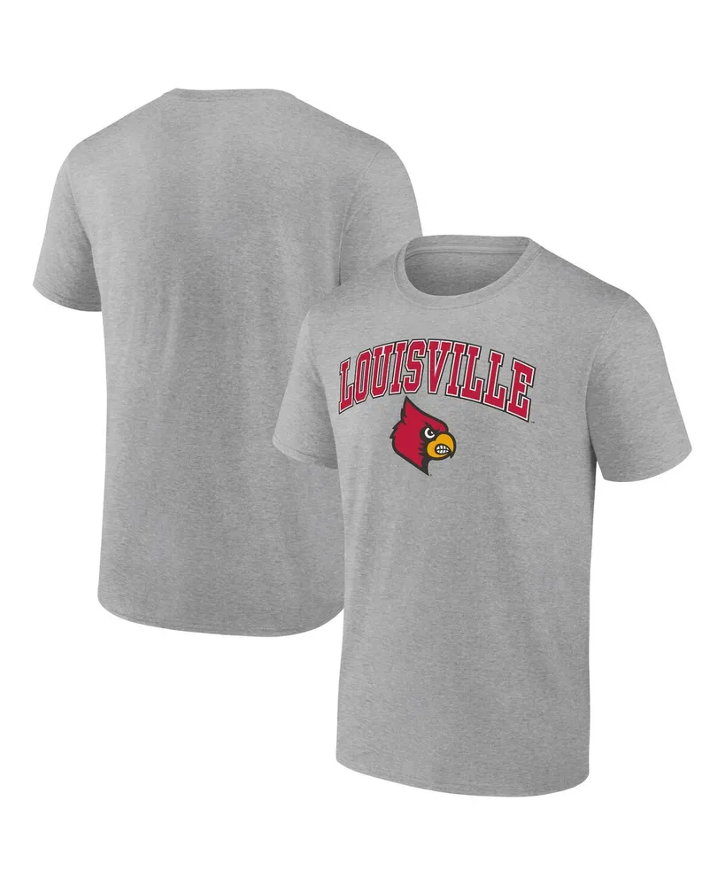 Men's Fanatics Steel Louisville Cardinals Campus T-shirt