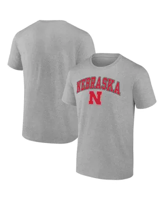 Men's Fanatics Steel Nebraska Huskers Campus T-shirt