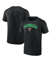 Men's Fanatics Black Marshall Thundering Herd Campus T-shirt