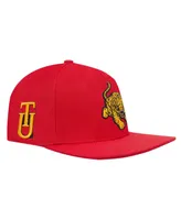 Men's Pro Standard Crimson Tuskegee Golden Tigers Evergreen Mascot Snapback Hat