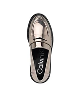 Calvin Klein Women's Grant Slip-On Lug Sole Casual Loafers