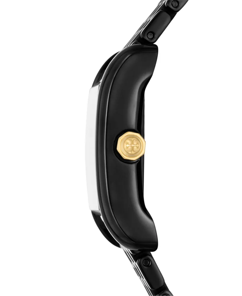 Tory Burch Women's The Eleanor Black-Tone Stainless Steel Bracelet Watch 25mm