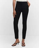 Mango Women's Crop Skinny Trousers