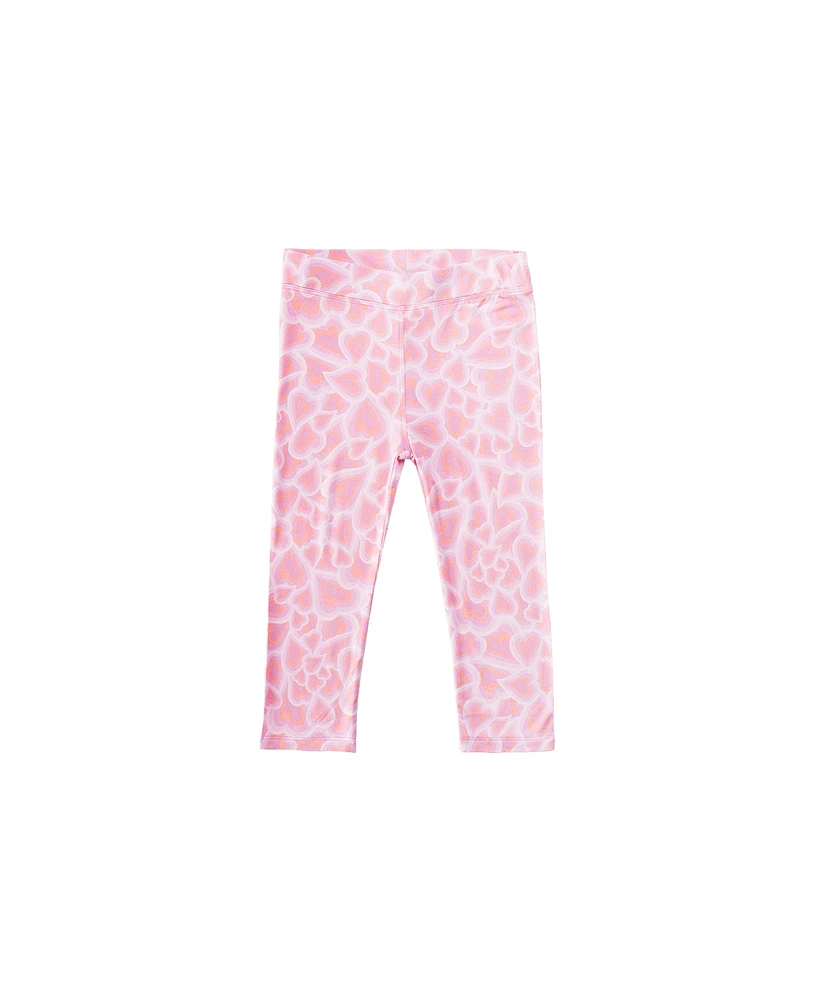 Imoga Collection Big Girls Eleni Heart Printed Jersey Leggings