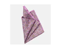 Elizabetta Men's Rimini - Large Silk Pocket Square for Men