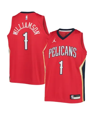 Jordan New Orleans Pelicans Big Boys and Girls Statement Swingman 2 Jersey - Zion Williamson
