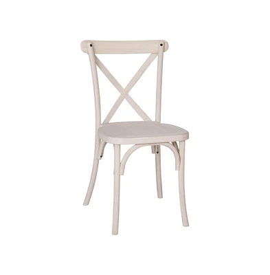 Resin X-Back Chair