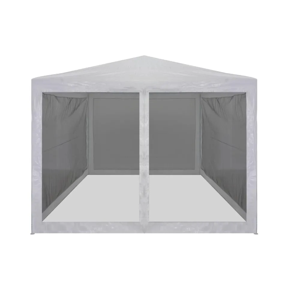 vidaXL Party Tent with 4 Mesh Sidewalls 157.5"x118.1"