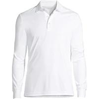 Lands' End Big & Tall Long Sleeve Supima Interlock Polo Shirt