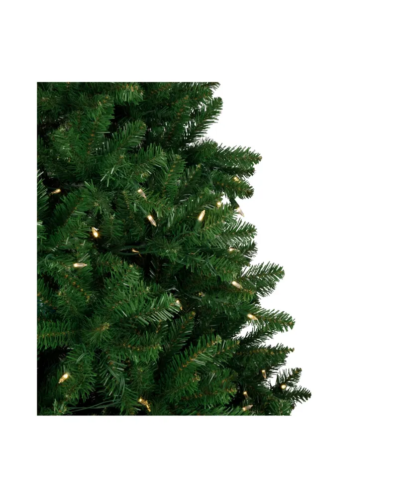 7.5' Pre-Lit Manchester Pine Instant Connect Artificial Christmas Tree with Dual Led Lights