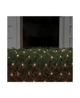 4' x 6' Clear Mini Net Style Christmas Lights Wire