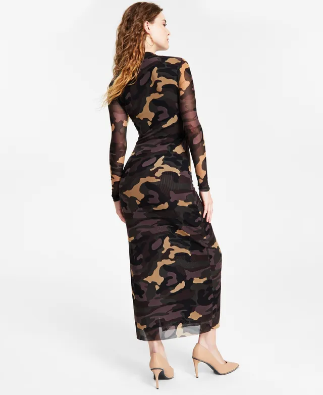 macys camo dress