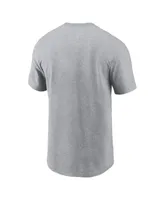 Men's Nike Gray New Orleans Saints Logo Essential T-shirt