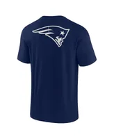 Men's and Women's Fanatics Signature Navy New England Patriots Super Soft Short Sleeve T-shirt