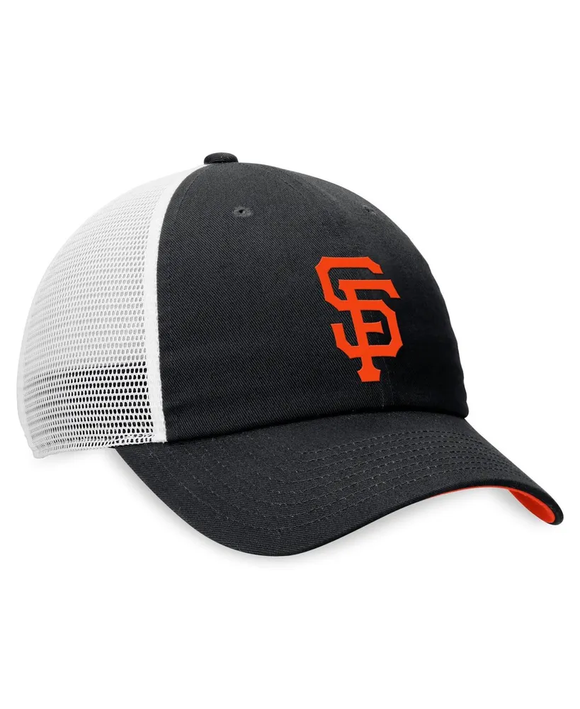 Men's Nike Black, White San Francisco Giants Heritage86 Adjustable Trucker Hat