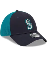 Men's New Era Navy Seattle Mariners Team Neo 39THIRTY Flex Hat