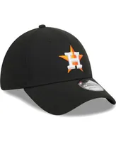 Men's New Era Black Houston Astros Logo 39THIRTY Flex Hat