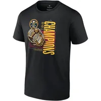 Men's Fanatics Black Denver Nuggets 2023 Nba Finals Champions Slam Bling Ring T-shirt